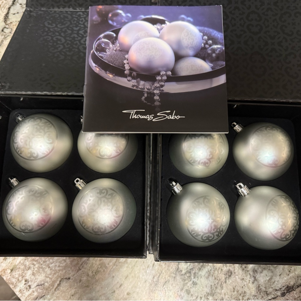 Thomas Sabo Elegant Silver Ornaments Set